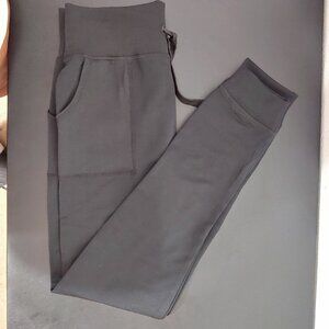 First Kick Maternity Black One Size Fits All Fleece Lined Cozy Leggings NWT